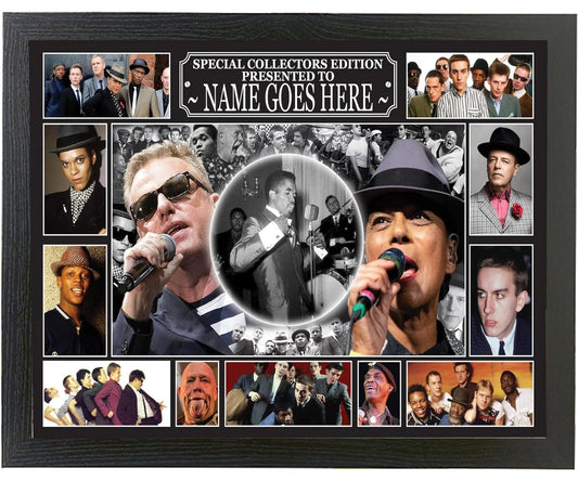 Personalised Ska Icon Mod Framed Hanging Wall Picture