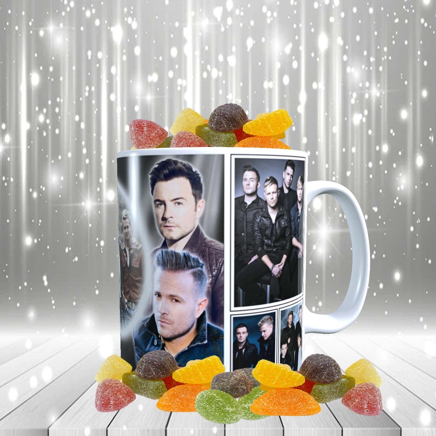 West 'Irish Boy Band' Life Icon Mug & Choice of Sweets