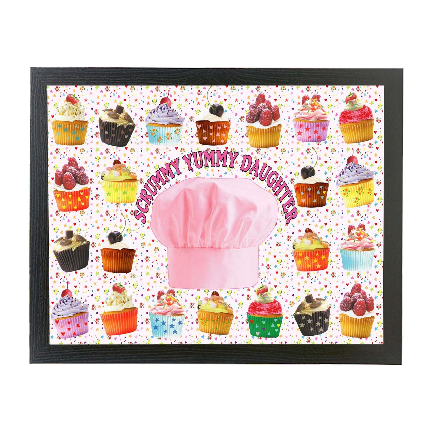 Scrummy Yummy Daughter Cup Cake Lap Tray