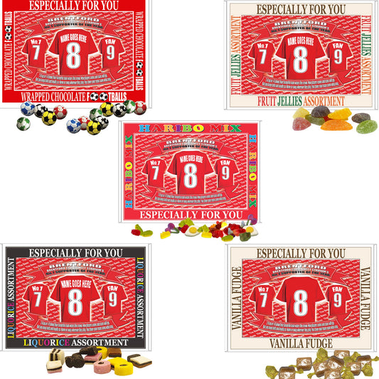 Brentford Football Shirt Personalised Gift Boxed Sweets