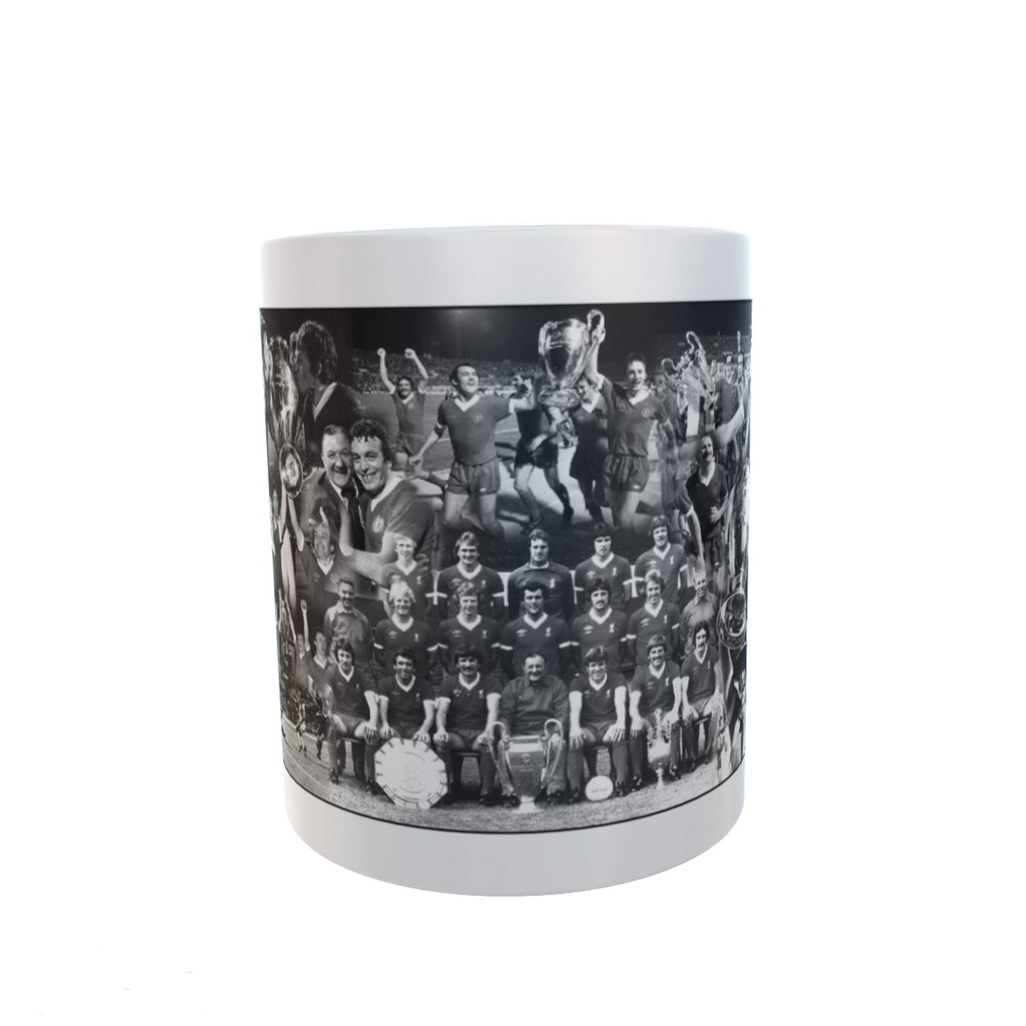 European Cup Final 1977 Liverpool Black & White Football Ceramic Gift Mug
