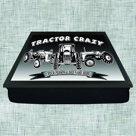 Tractor Crazy Personalised Lap Tray Gift