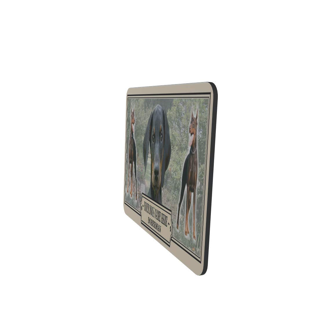 Doberman Personalised Dog Breed Mouse Mat Gift