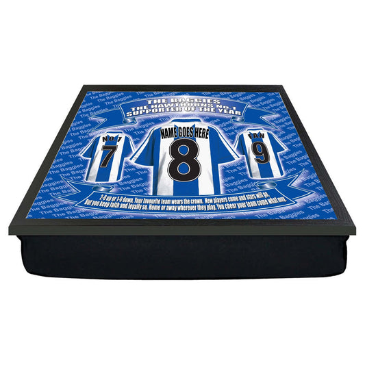 West Brom Football Shirt Personalised Lap Tray Gift