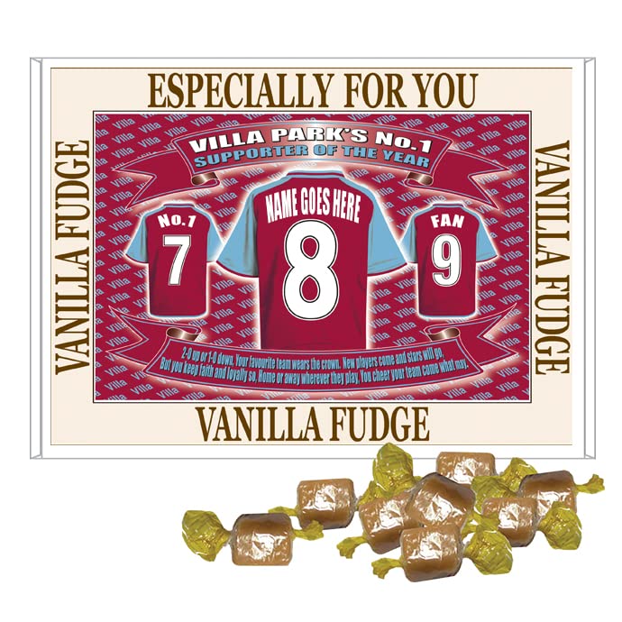 The Villa Personalised Football Shirt Gift Boxed Team-Aston Sweets