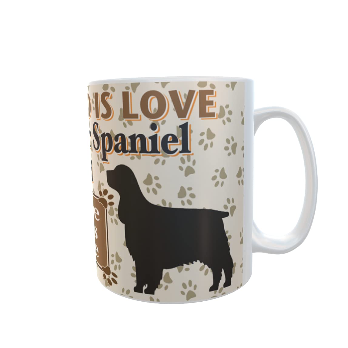 All You Need is Love and an English Cocker Spaniel Dog Personalised Mug Gift