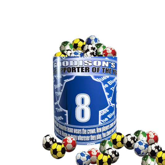 The People's Club Football Team Shirt Mug Gift with Chocolate Footballs