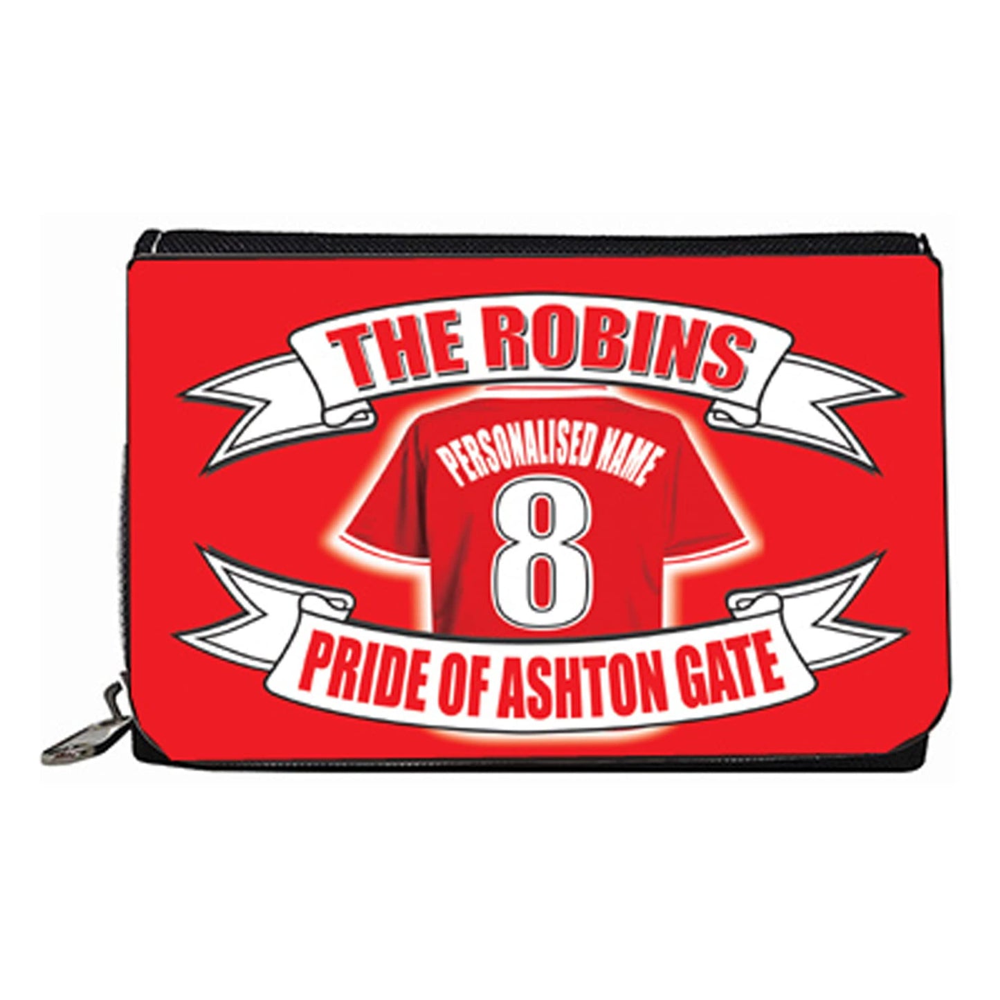 Bristol City Personalised Football Shirt Gift Purse