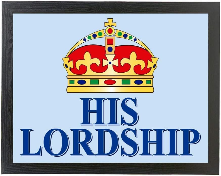 His Lordship Lap Tray and Mug Gift Set