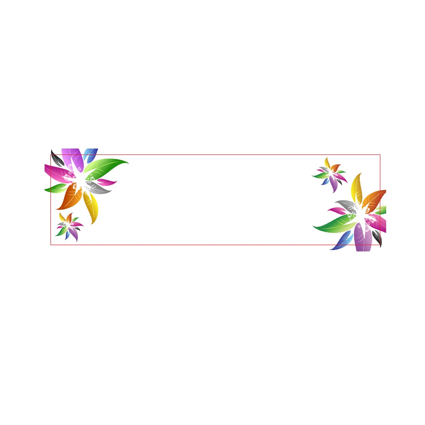 Personalised Rainbow Flowers Silver Metal Lipstick Holder Case Gift