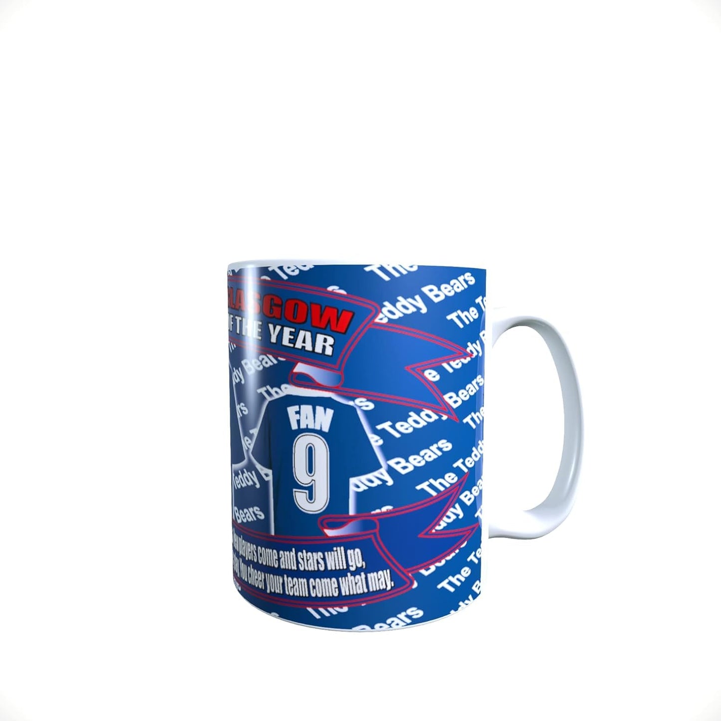 Glasgow The Teddy Bears Football Club Shirt Lap Tray And Mug Gift Set