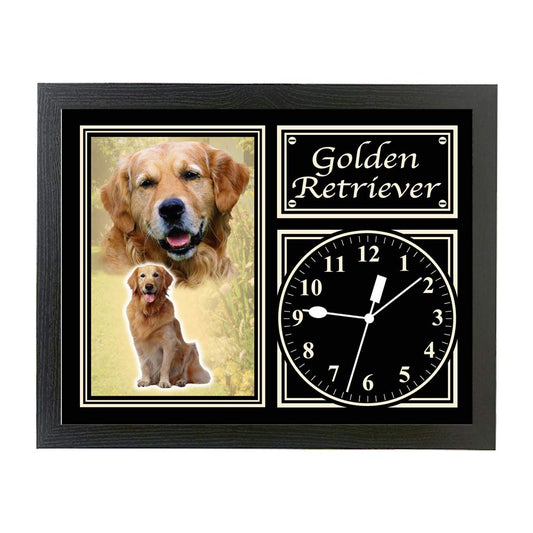 Golden Retriever Dog Breed Gift Clock