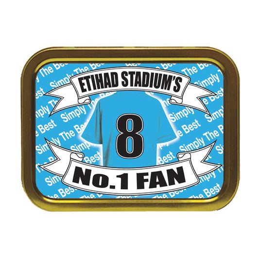 Manchester Blues Football Shirt Tobacco Storage Tin & Products