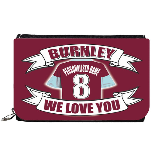 Burnley Personalised Football Shirt Gift Purse