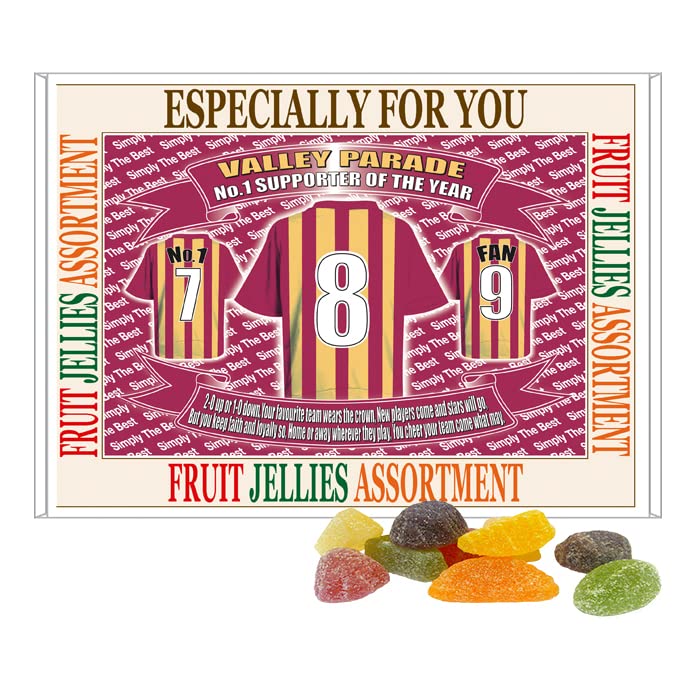 Bradford City Football Shirt Gift Boxed Sweets