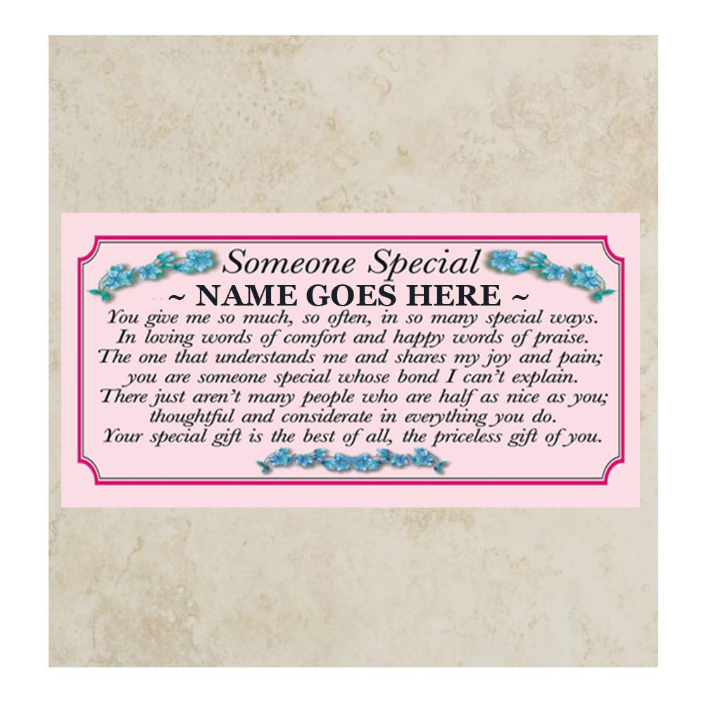 Someone Special Personalised Poem Verse Gift Mug