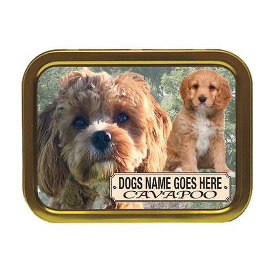 Cavapoo Dog Breed Personalised Tobacco Storage Tin & Products