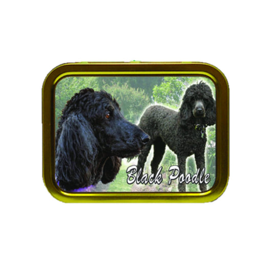 Black Poodle Dog Breed Tobacco Tin & Products Gift
