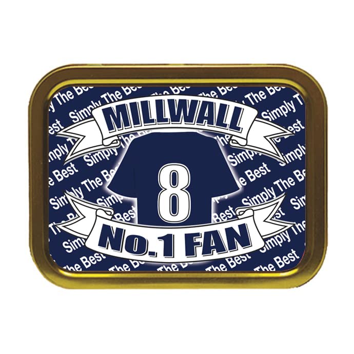 Millwall Football Shirt Personalised Tobacco Storage Tin & Products