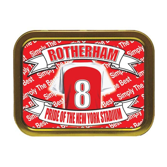 Rotherham Football Shirt Tobacco Storage Tin & Products
