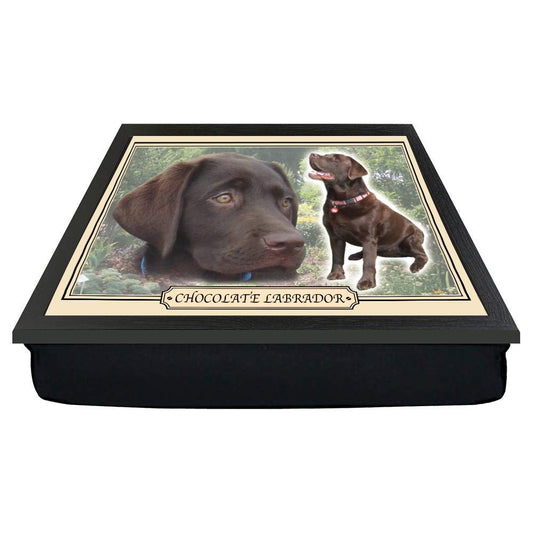 Chocolate Labrador Dog Breed Gift Lap Tray