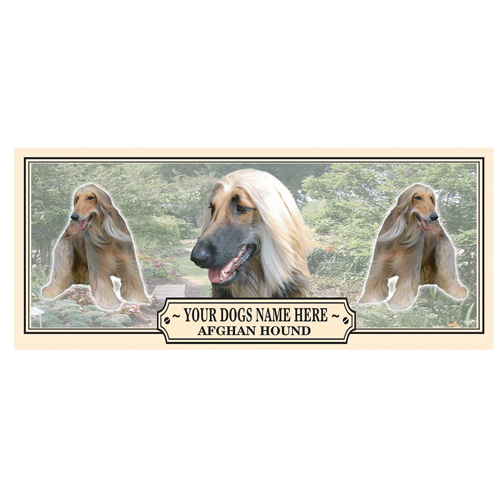 Afghan Hound Personalised Dog Breed Gift Mug