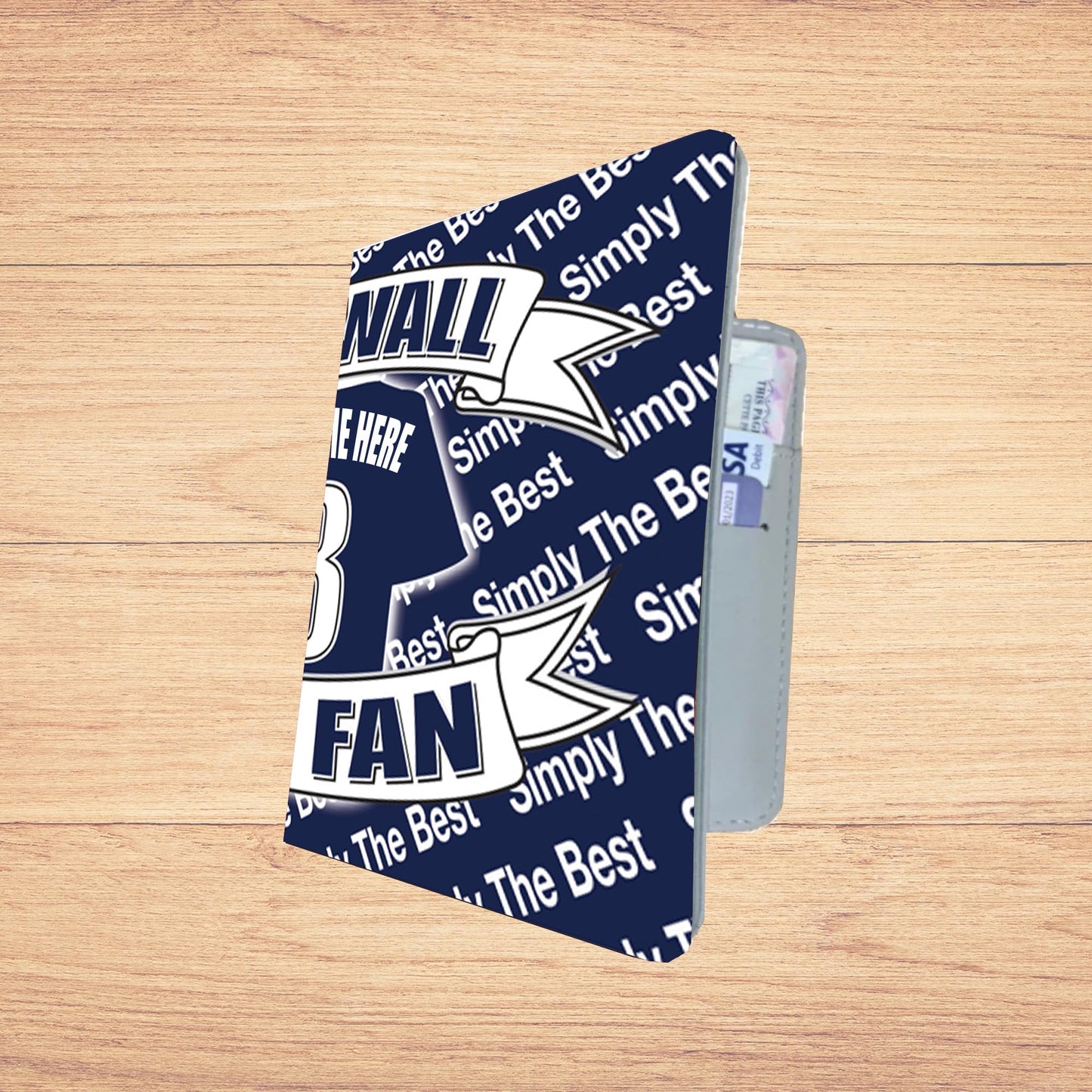 Millwall Football Shirt Personalised Travel Passport Holder Case Gift Present