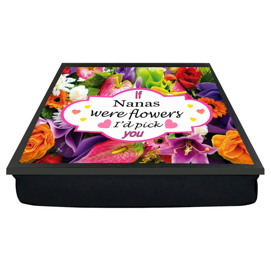 If You were A Flower I’d Pick You Pink Hearts Floral Bouquet Family & Friends Lap Tray Gift