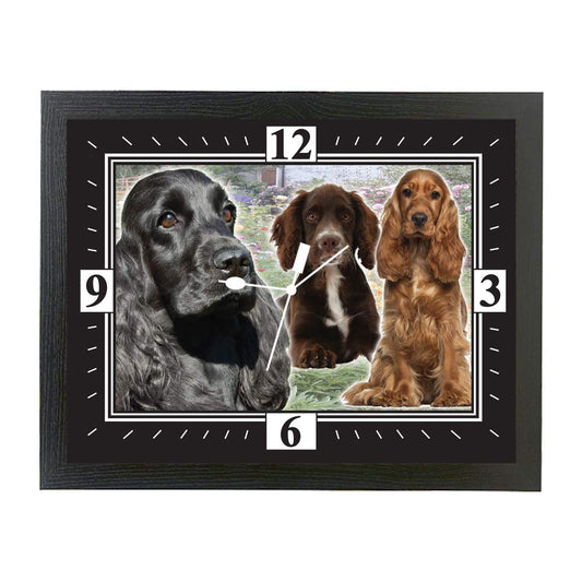 Cocker Spaniel Dog Breed Group Gift Clock