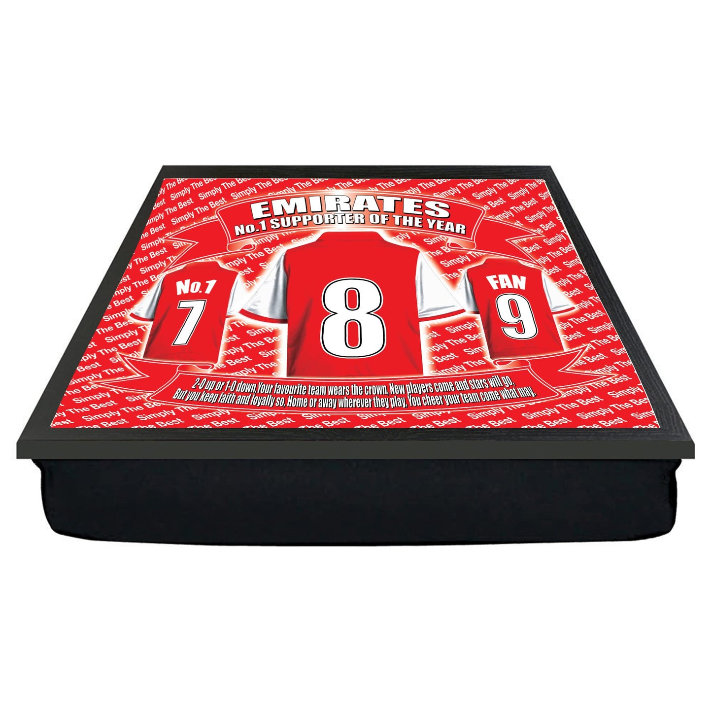 Gooners Football Shirt Lap Tray Gift