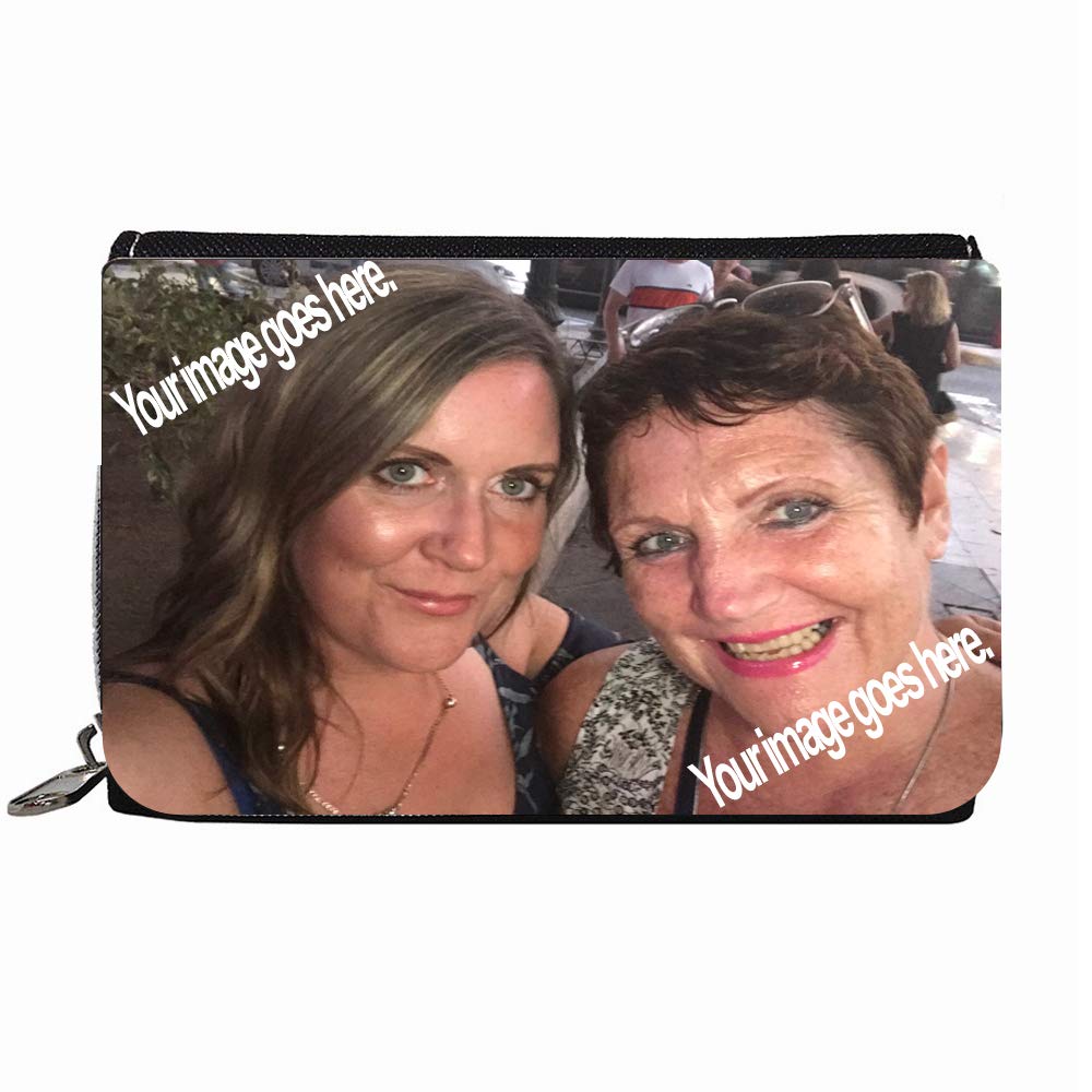 Unique Custom Made Personalised Photo Purse - Your Image/Photo Printed on The Purse - Family, Pets, Cars etc Gift Present