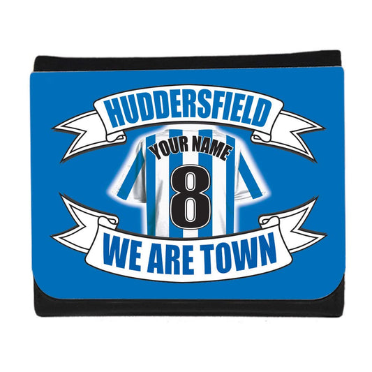 Huddersfield Personalised Football Shirt Money Wallet Gift