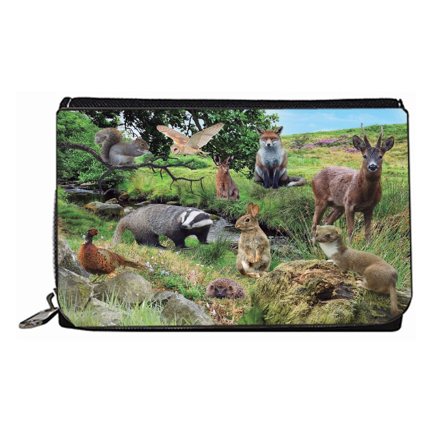 British Countryside Wildlife Animals Purse Gift