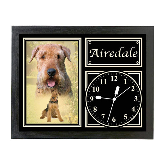 Airedale Dog Breed Gift Clock