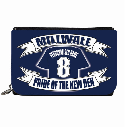 Millwall Personalised Football Shirt Gift Purse