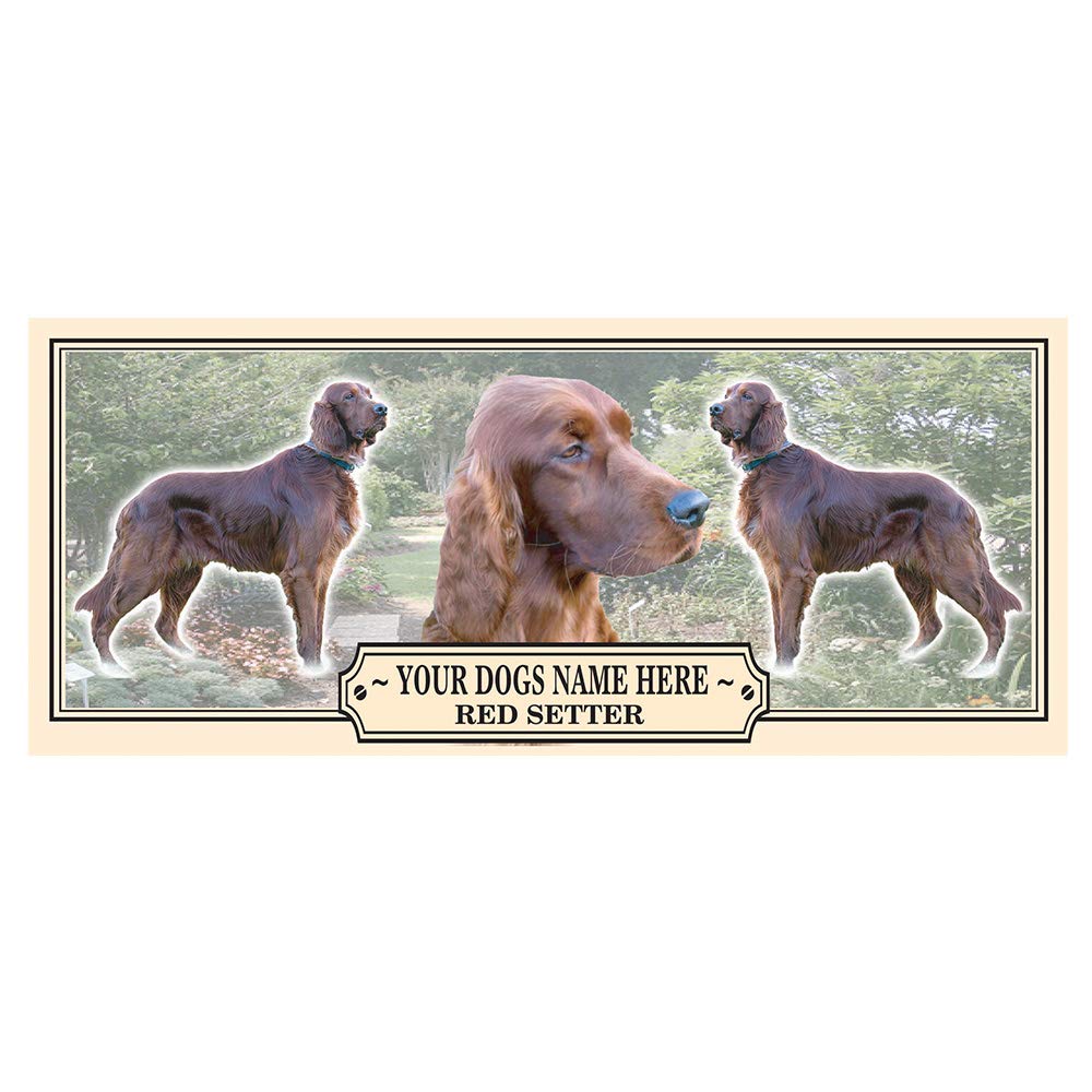 Red Setter Personalised Dog Breed Gift Mug with Treats