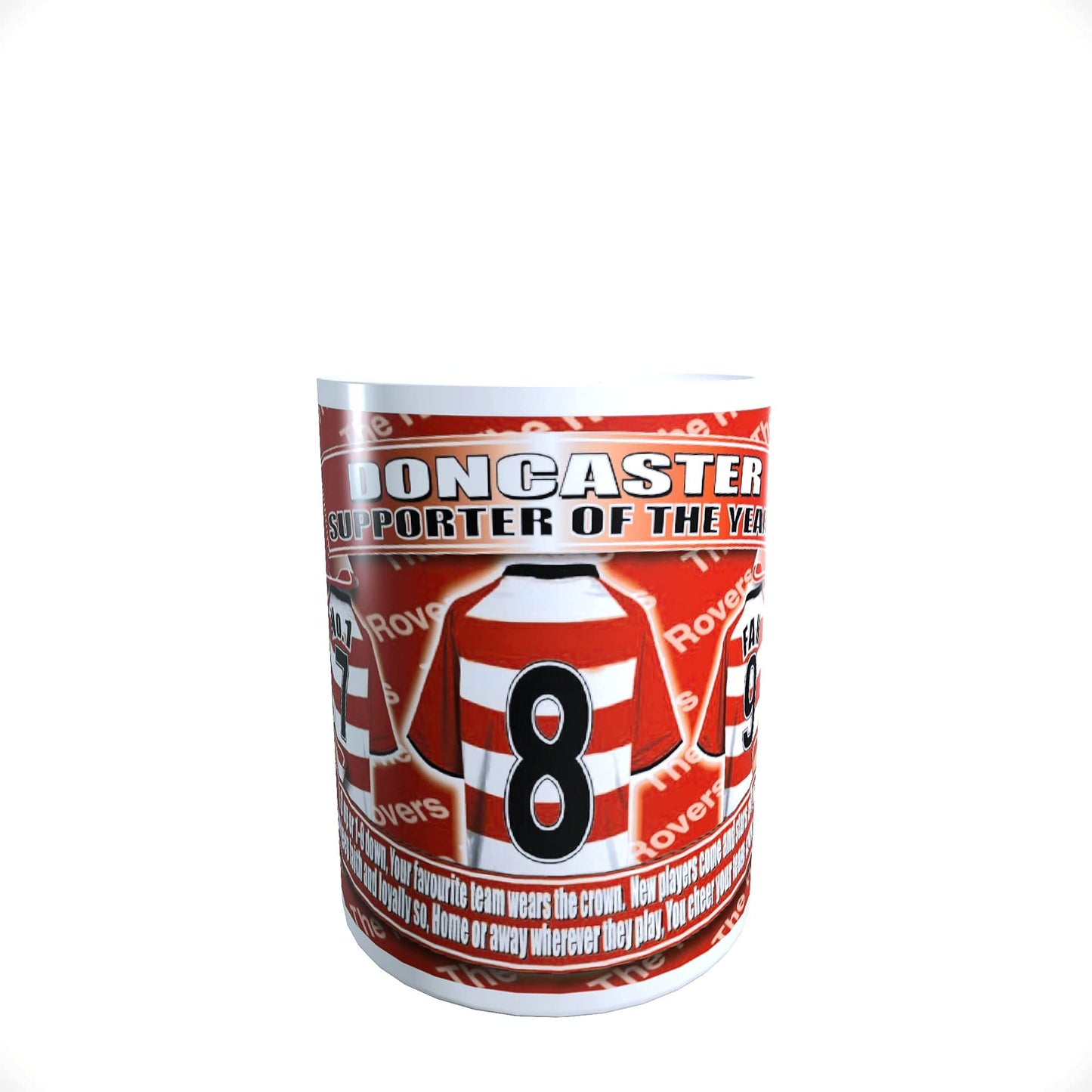 Doncaster Football Shirt Ceramic Money Box Gift