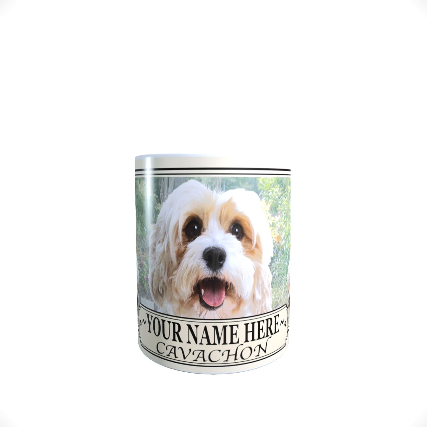Cavachon Personalised Dog Breed Gift Mug