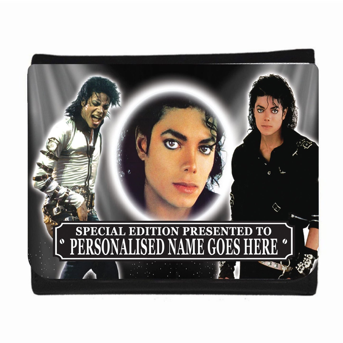Jacko Singing Music Icon Personalised Wallet Gift Thriller