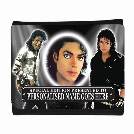 Jacko Singing Music Icon Personalised Wallet Gift Thriller