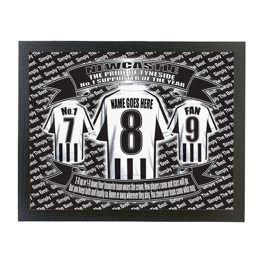 Newcastle Football Shirt Personalised Picture Gift