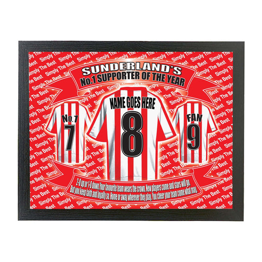 Sunderland Football Shirt Personalised Picture Gift