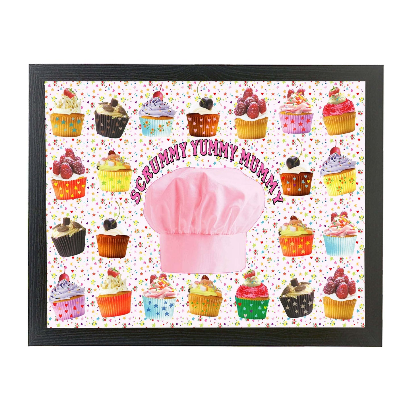 Scrummy Yummy Mummy Cup Cake Lap Tray