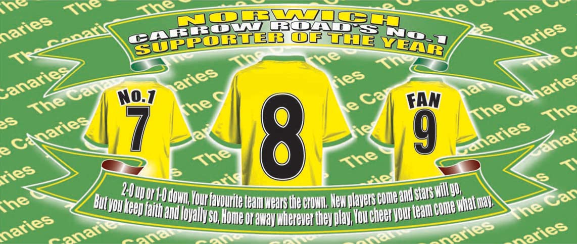 Norwich Football Team Shirt Mug Gift with Chocolate Footballs