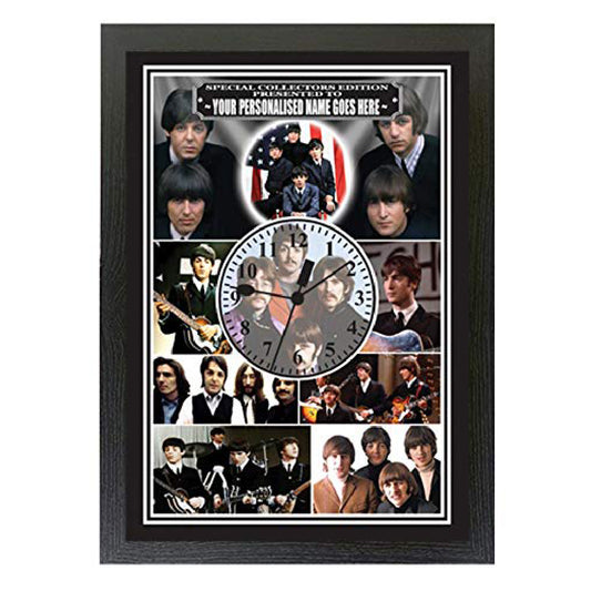 The Beatles Personalised Icon Gift Clock