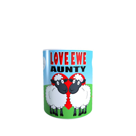 Love Ewe Aunty Cute Sheep Ceramic Mug Gift