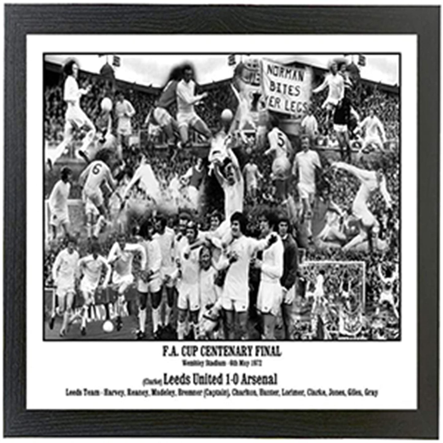 Leeds United Football Norman Bites Yer Legs Picture Gift