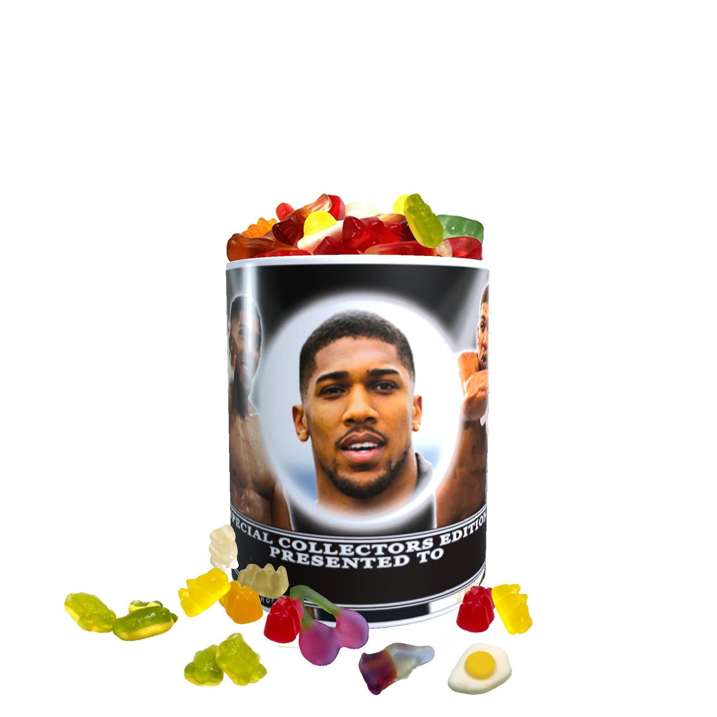Anthony Joshua Personalised Icon Gift Mug with Sweets