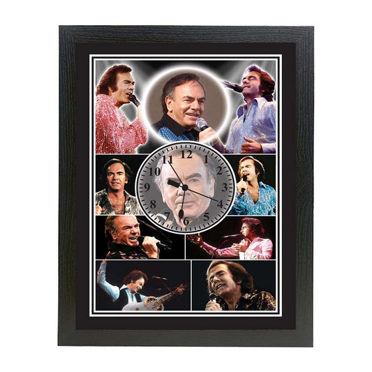 Diamond The-Jazz-Singer Celebrity Icon Wall Clock Gift Neil