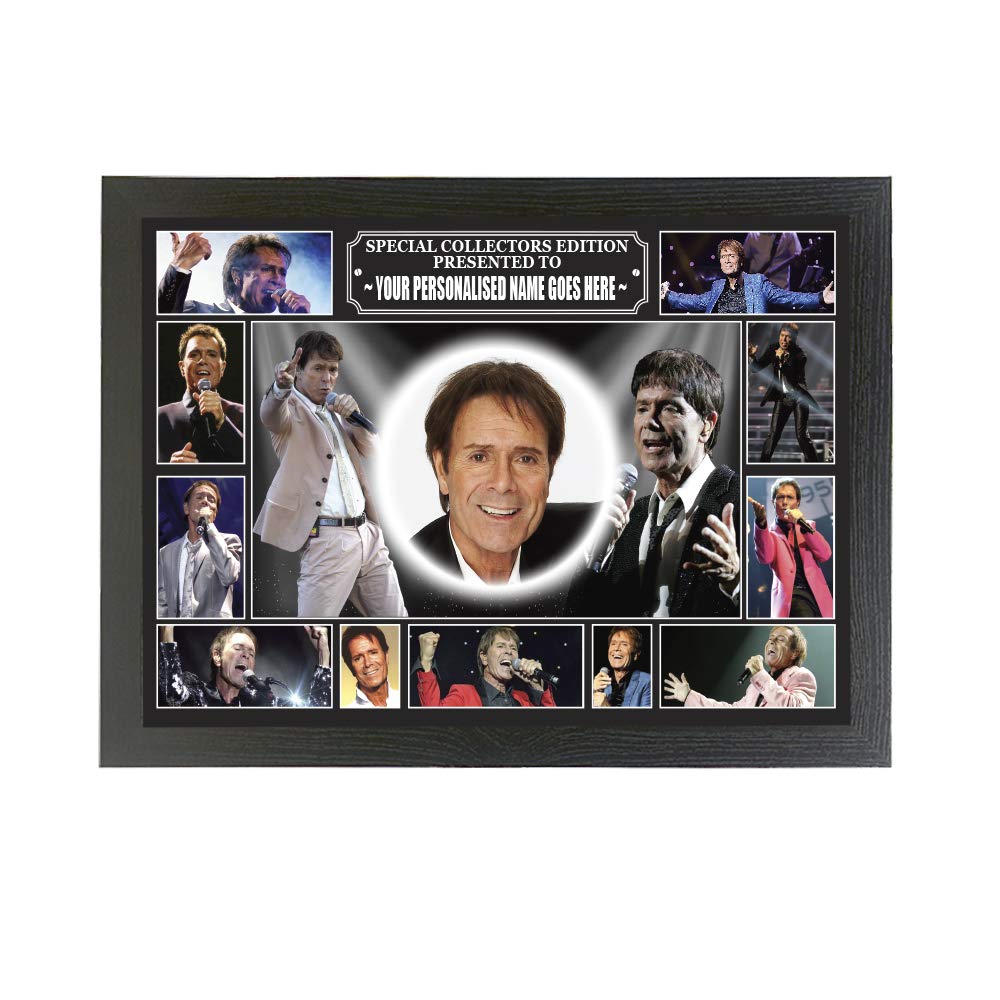 Cliff Richard personalised icon gift lap tray